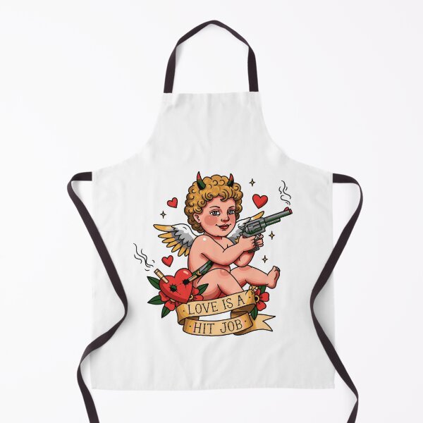 Item preview, "Love is a hit job" - Mobster cupid designed and sold by Tattee.