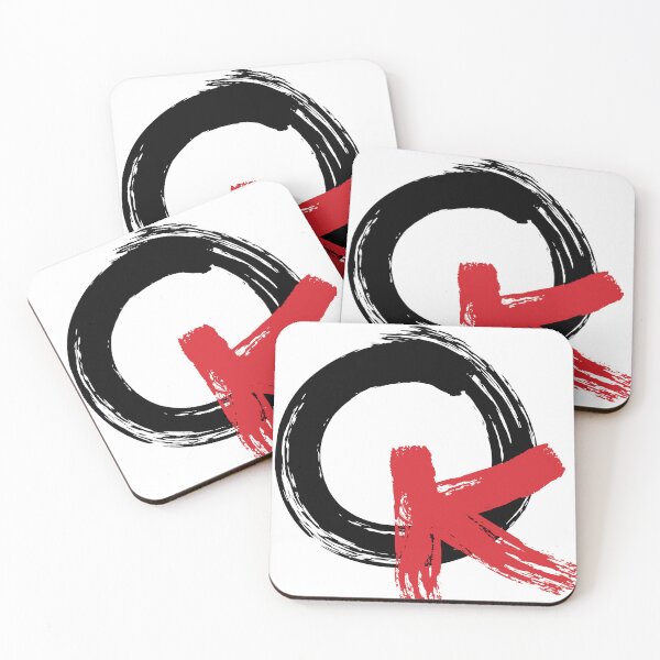 Item preview, Letter OK brushstroke by kin art designed and sold by Kin art.
