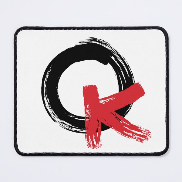 Item preview, Letter OK brushstroke by kin art designed and sold by Kin art.