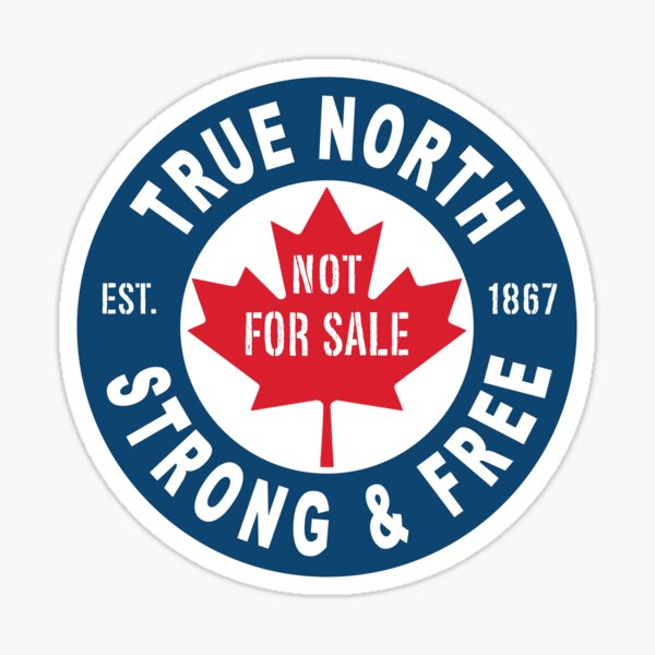 Vista previa del artículo con la obra «True North Strong & Free - No está a la venta», diseñado y vendido por TaraGbear.