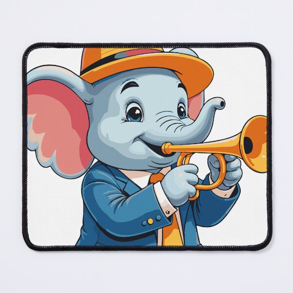 Item preview, Elegant Elephant Trumpeter designed and sold by Bebrowny.