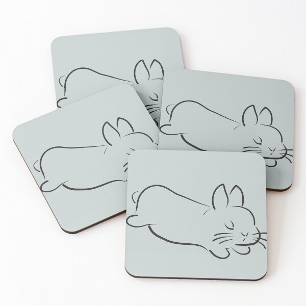 Item preview, Line drawing of a cute bunny / paint it yourself designed and sold by LiskoDesign.