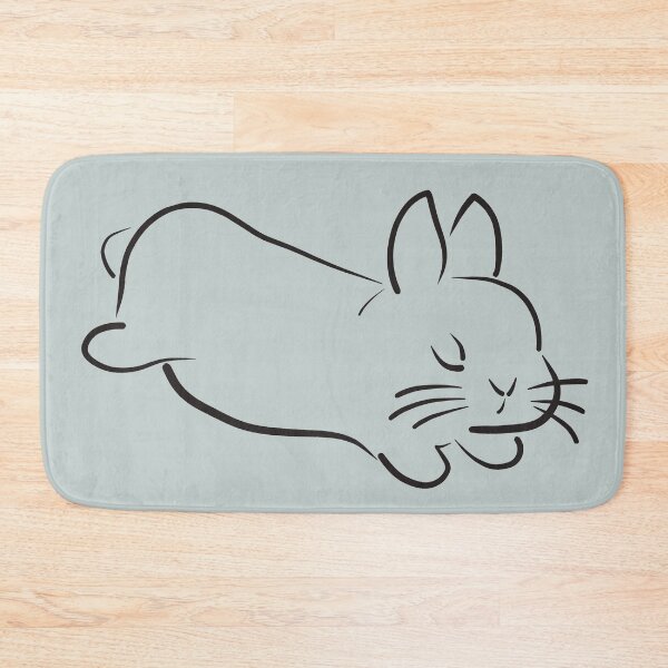 Item preview, Line drawing of a cute bunny / paint it yourself designed and sold by LiskoDesign.