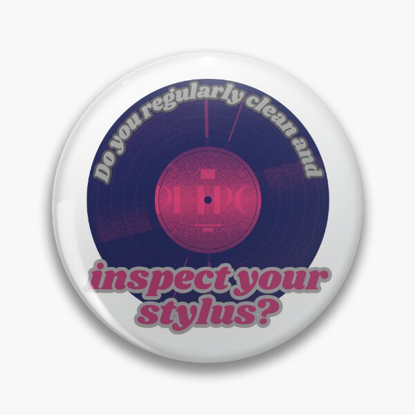 Item preview, Clean and inspect your stylus - record / vinyl love! designed and sold by TheRubberOnion.