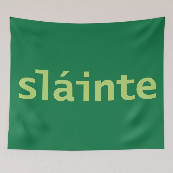 Item preview, Slainte St Patricks Day Pale Green designed and sold by ellenhenry.