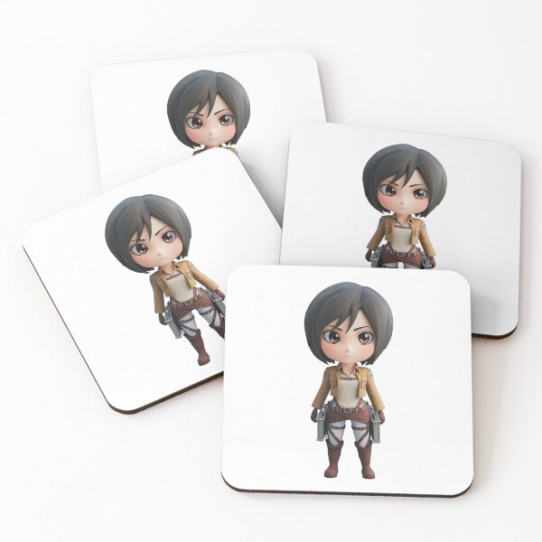 Item preview, Chibi Titan Slayer  Mikasa Ackerman in Survey Corps Gear designed and sold by Innamalinka.