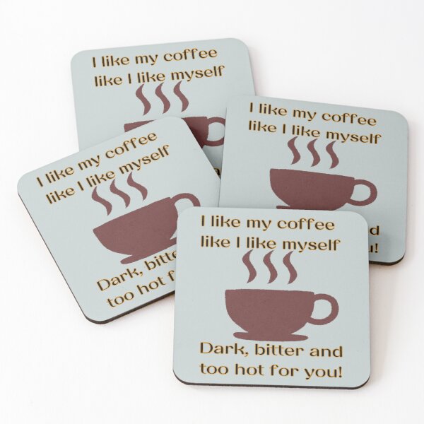 Item preview, Coffee - dark, bitter and too hot for you - Coffee roast designed and sold by LiskoDesign.