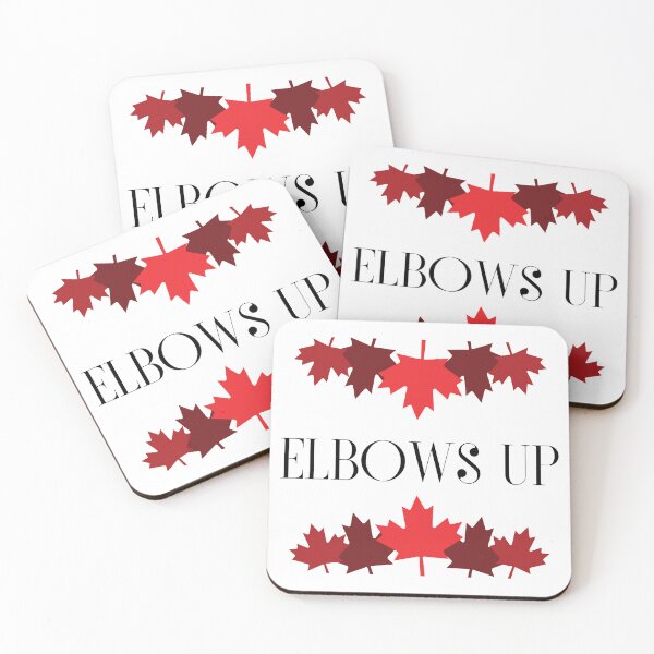 Item preview, Elbows Up Maple Leaf T-Shirt - Canadian Pride designed and sold by GorinART.