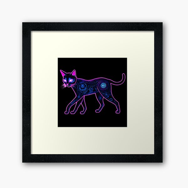 Item preview, Cosmic Paws: The Cat Who Roams the Universe designed and sold by InkVortexV.