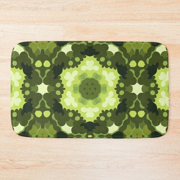 Item preview, Retro Mandala Green designed and sold by WormholeOrbital.
