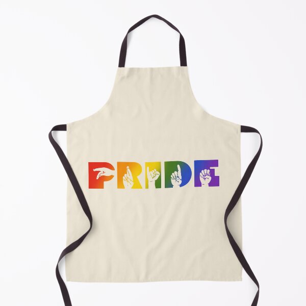 Item preview, ASL Pride Rainbow designed and sold by nukartDesigns.