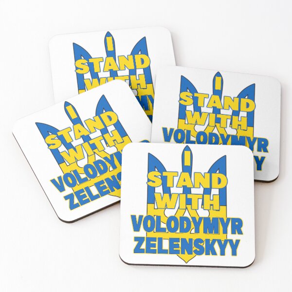 Item preview, i stand with Volodymyr Zelenskyy support ukraine war peace ukrainian trident zelensky designed and sold by ramwebroom.