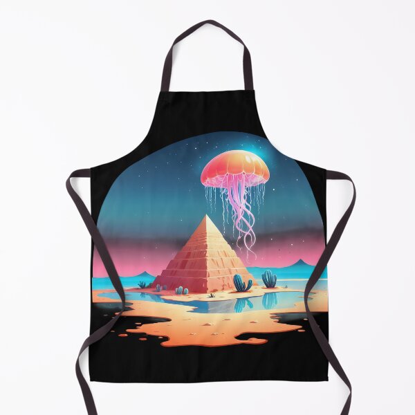 Item preview, The Pyramid and the Jellyfish: A Mystical Oasis designed and sold by InkVortexV.