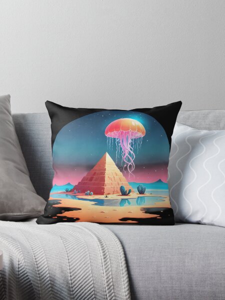 Artikel-Vorschau von The Pyramid and the Jellyfish: A Mystical Oasis, designt und verkauft von InkVortexV.