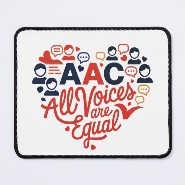 Item preview, AAC, All voices are equal designed and sold by MadCatPrints.