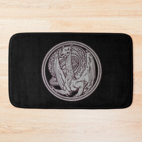 Item preview, Art by Mike Linocut, Dragon in a circle, Dragon, Celtic ornament designed and sold by allartbymike.
