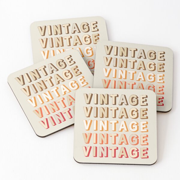 Item preview, Bold Vintage Typography Art in Retro Color Palette designed and sold by Deutschic.