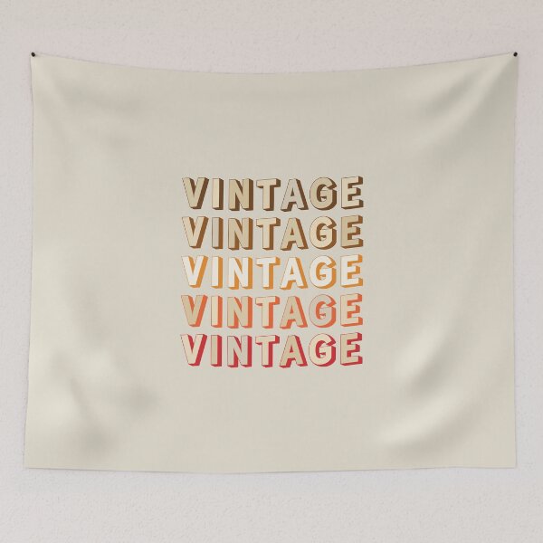 Item preview, Bold Vintage Typography Art in Retro Color Palette designed and sold by Deutschic.