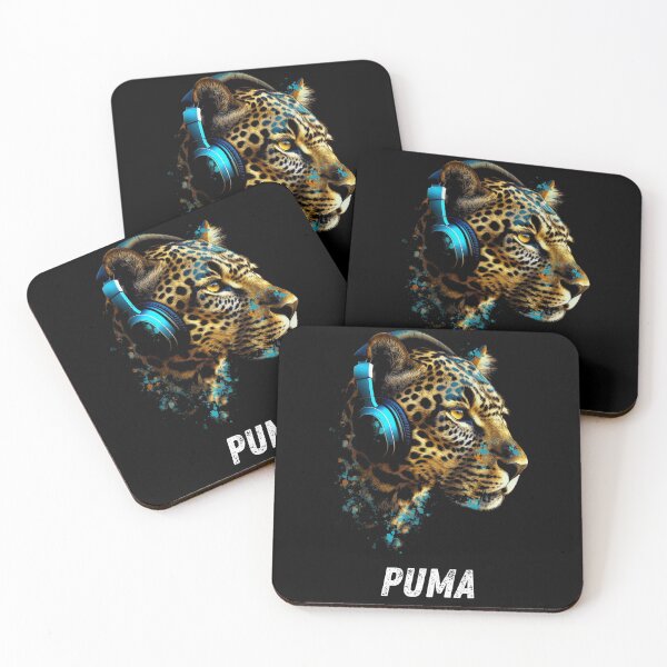 Item preview, PUMA Leopard Music Headphones for Animal Lovers Leopard Pattern  designed and sold by Bambiino86.