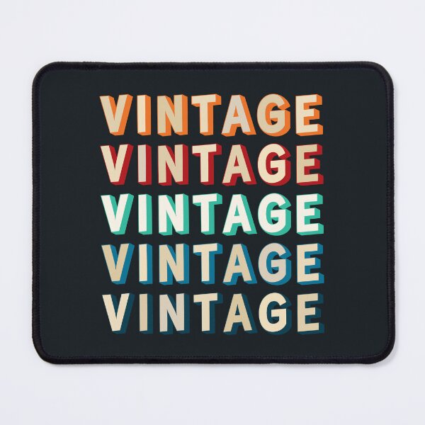 Item preview, Cool Vintage Typography Art in Retro Color Palette designed and sold by Deutschic.