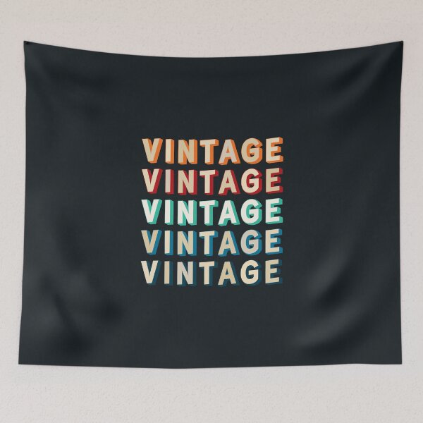 Item preview, Cool Vintage Typography Art in Retro Color Palette designed and sold by Deutschic.