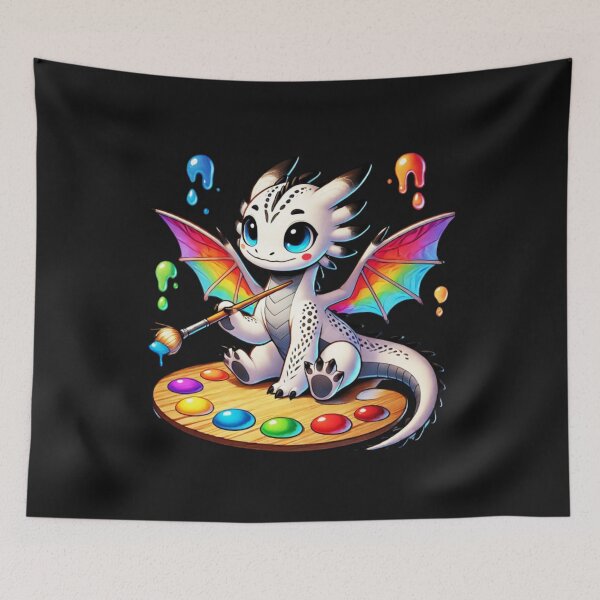 Item preview, Rainbow-Winged Artist Dragon ?? designed and sold by CRAZY&ART.