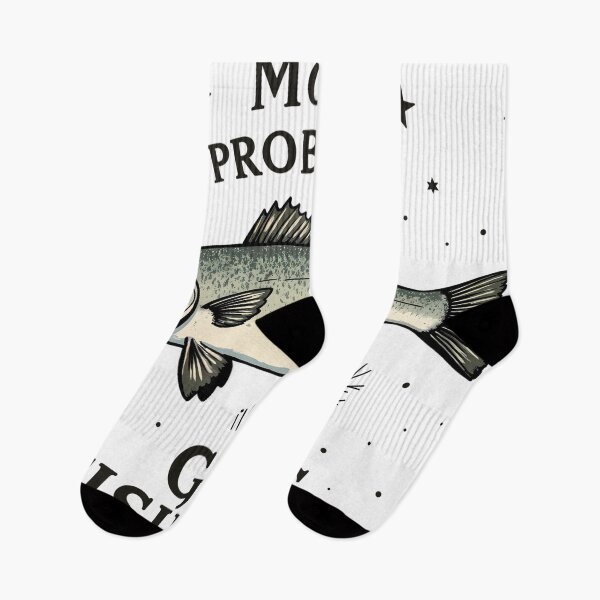 Item preview, Money Problems? Go fishing Illustration designed and sold by FinSail.