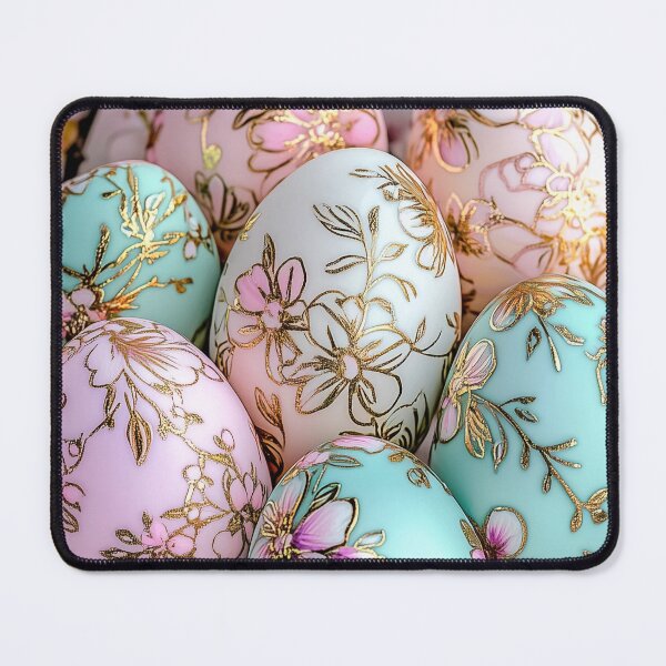 Item preview, Elegant Floral Easter Eggs - Pastel Spring Decor designed and sold by Cris888.