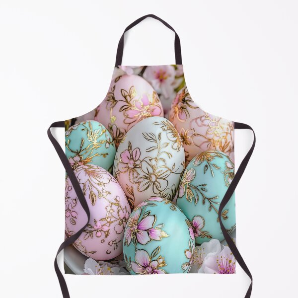 Item preview, Elegant Floral Easter Eggs - Pastel Spring Decor designed and sold by Cris888.
