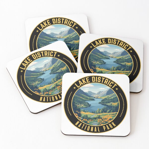 Item preview, Lake District National Park in North West England Great Britain Emblem designed and sold by MaateoDesign.
