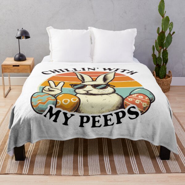 Item preview, Chillin' With My Peeps - Cool Easter Bunny Art designed and sold by World-Shop25.