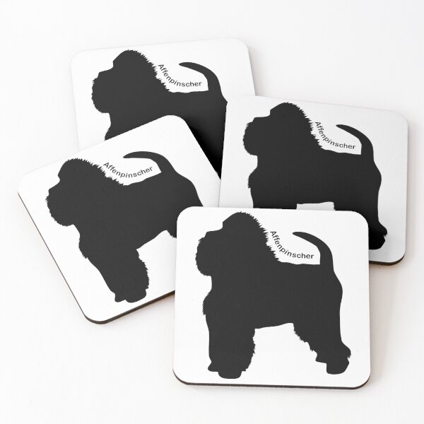 Item preview, affenpinscher standard silhouette designed and sold by bklyng.