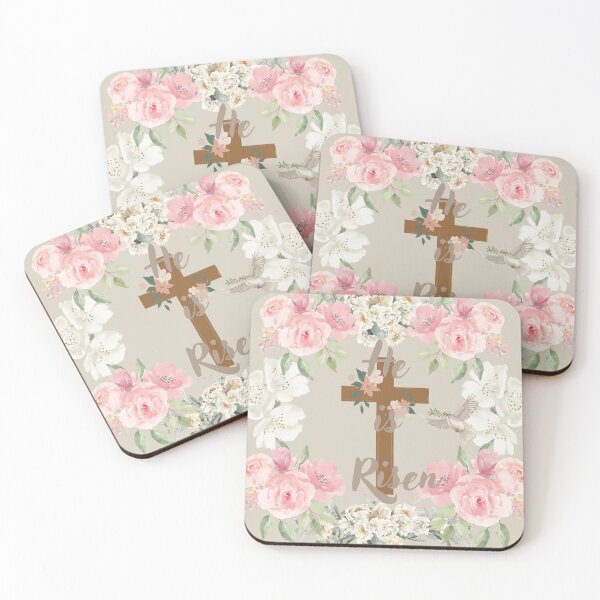 Item preview, He is Risen Christan Easter art Jesus is Risen Religious art designed and sold by Auburn Artistry.