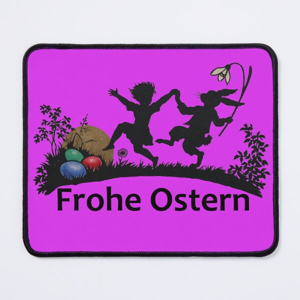 Item preview, Art by Mike Silhouette Silhouette, Happy Easter, Child with Flowers and Rabbits designed and sold by allartbymike.