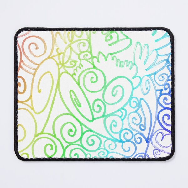 Item preview, Abstract rainbow lines drawing | line marker handdrawing designed and sold by lausn.