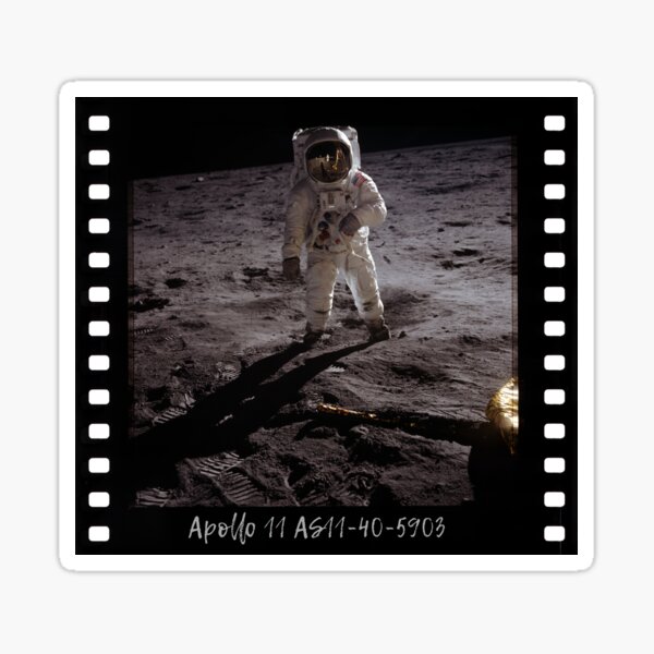 Item preview, Buzz Aldrin Hasselblad 70mm AS11-40-5903 designed and sold by BitByte Originals.