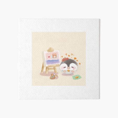 Item preview, Artist penguin eating bread designed and sold by Through the eyes of a child.
