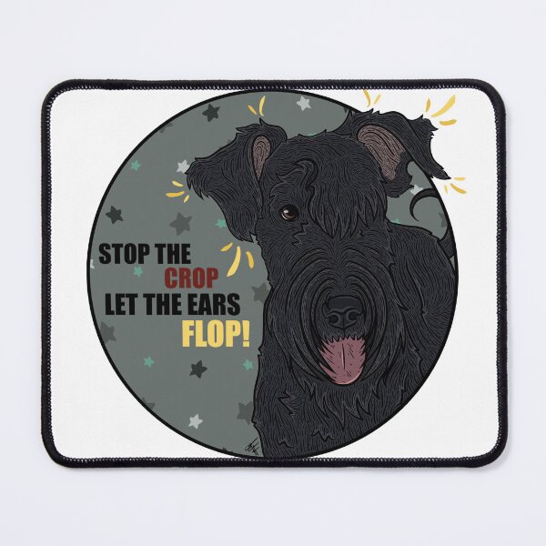 Item preview, Let the Ears Flop! (Schnauzer) designed and sold by FoxAndFiver.