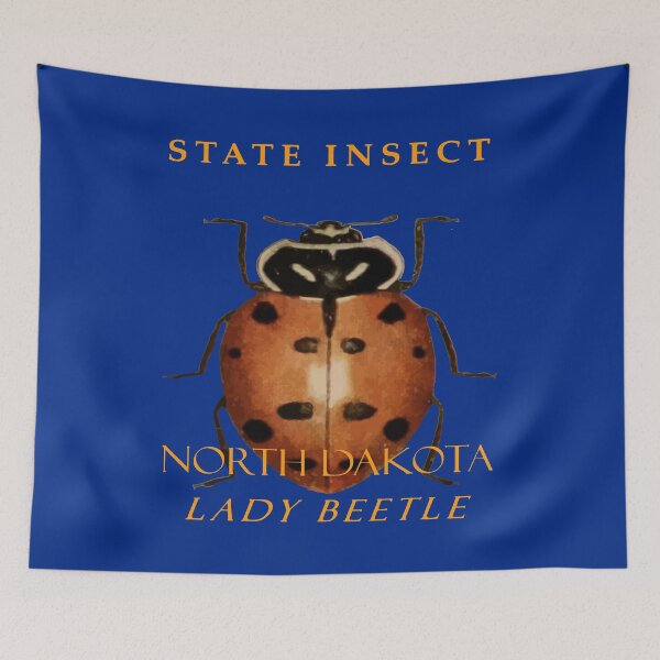 Item preview, North Dakota Territory Insect The Ladybug designed and sold by taiche.