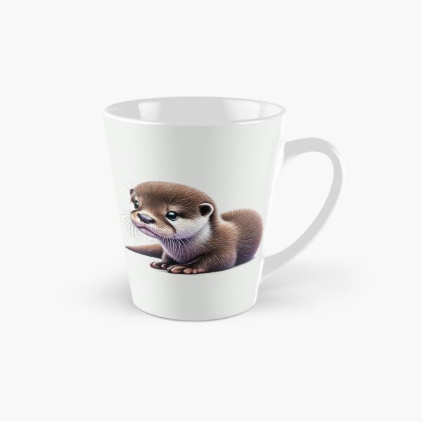 Item preview, Cute Baby Otter Colored Pencil Sketch Portrait designed and sold by MaedK.