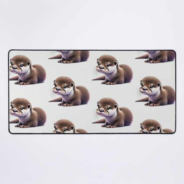 Item preview, Cute Baby Otter Colored Pencil Sketch Portrait designed and sold by MaedK.