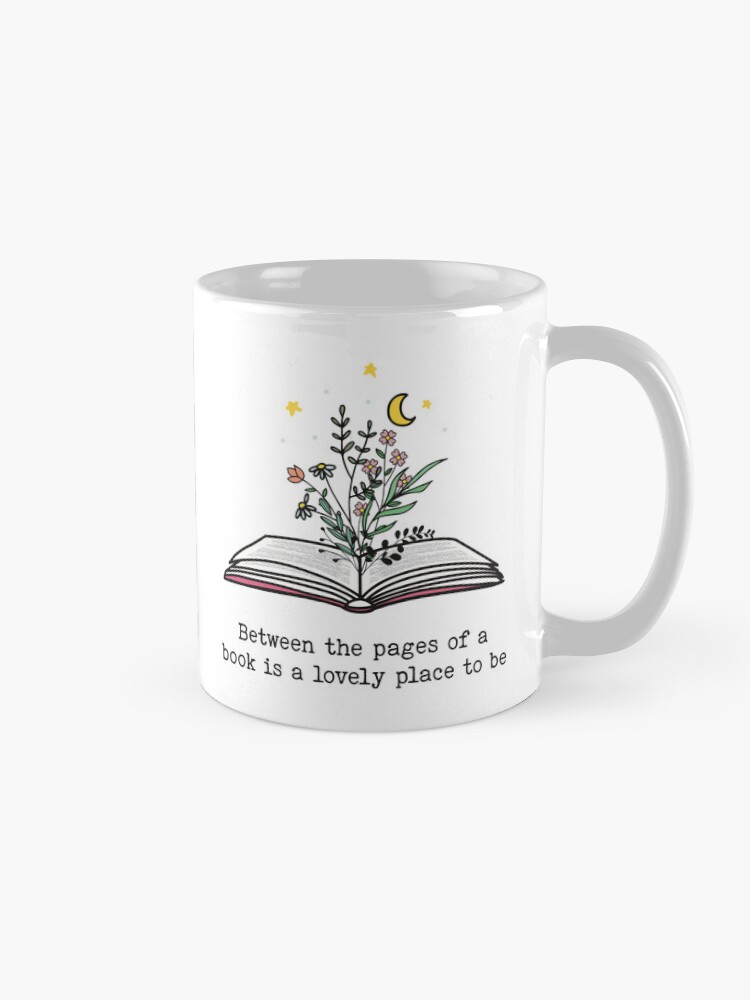 Thumbnail 5 of 6, Coffee Mug, Between the Pages of a Book Illustration  designed and sold by Ditsy-Stitch.