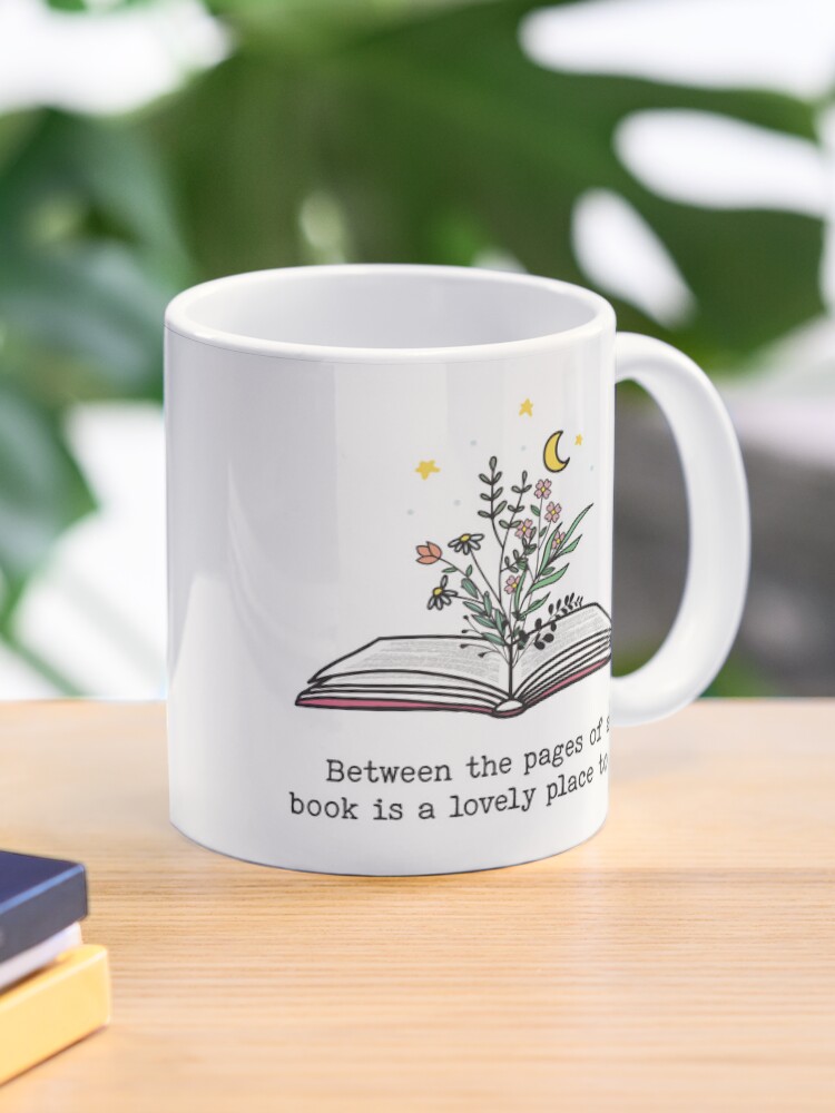 Thumbnail 1 of 6, Coffee Mug, Between the Pages of a Book Illustration  designed and sold by Ditsy-Stitch.