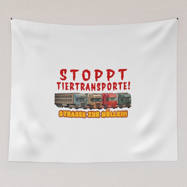 Item preview, Stop animal transport designed and sold by VEGANIMAL Shop.