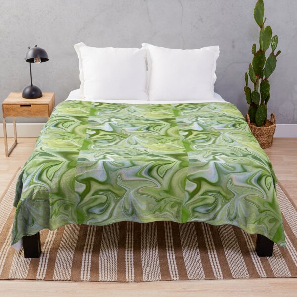 Item preview, Serene Emerald Marble Veined Organic Art Pattern designed and sold by Zakrytos ★★★★★.