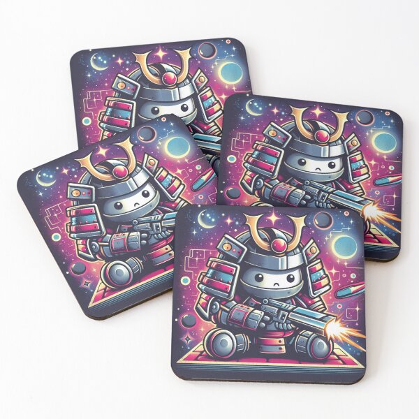 Item preview, Galactic Samurai Mecha Force - Model 9 designed and sold by NeonBot_Shop.