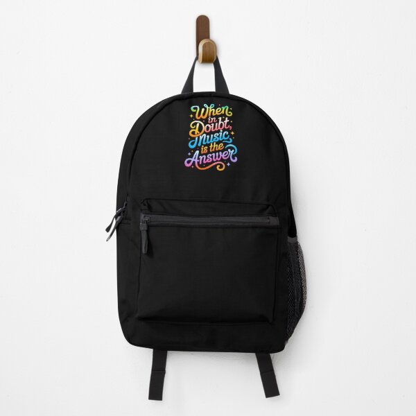 Item preview, "When in doubt, music is the answer" – Feel the Beat, Free Your Mind designed and sold by paulo silveira.