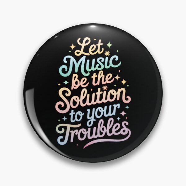 Item preview, "Let music be the solution to your troubles" – Feel the Beat, Free Your Mind designed and sold by paulo silveira.