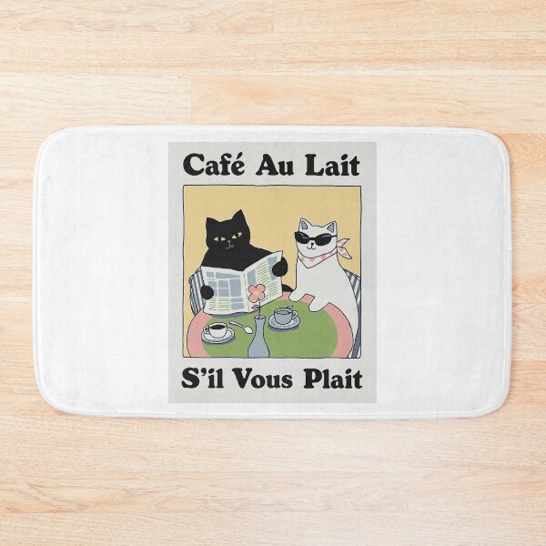 Item preview, Cafe Au Lait. S'il Vous Plait designed and sold by Angry Swan Designs.