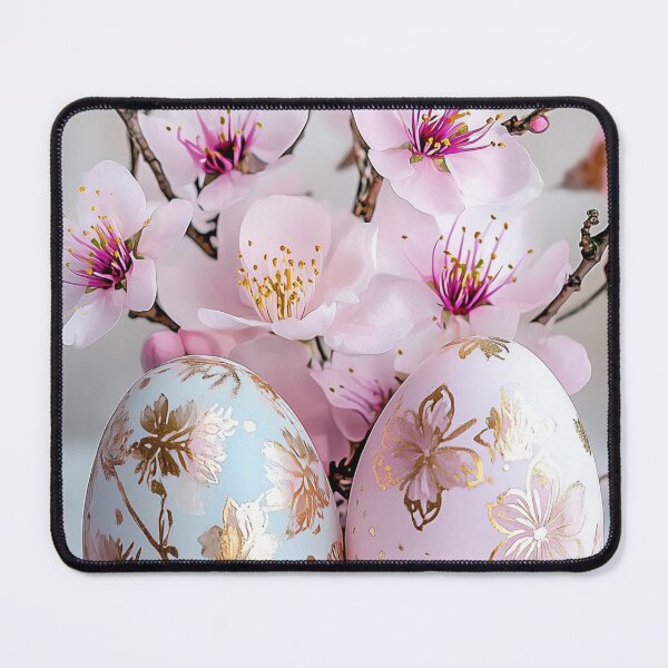 Item preview, Elegant Floral Easter Eggs - Pastel Spring Decor designed and sold by Cris888.